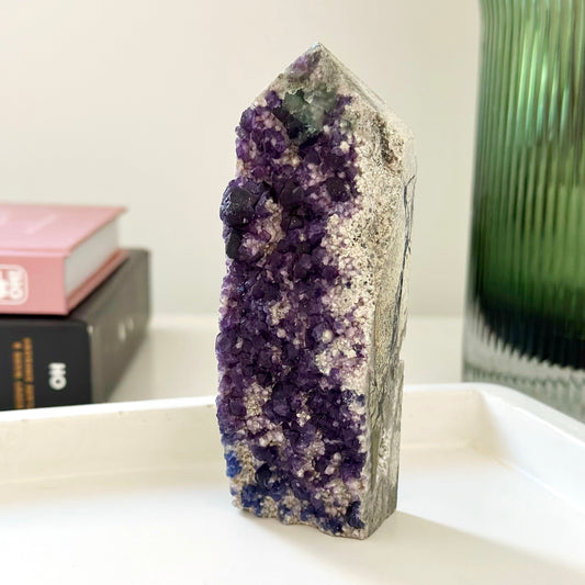 Fluorite Specimen Tower