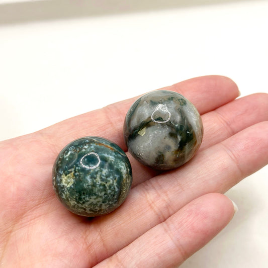 Moss Agate Sphere - Small