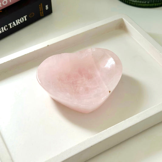 Rose Quartz Heart Bowl