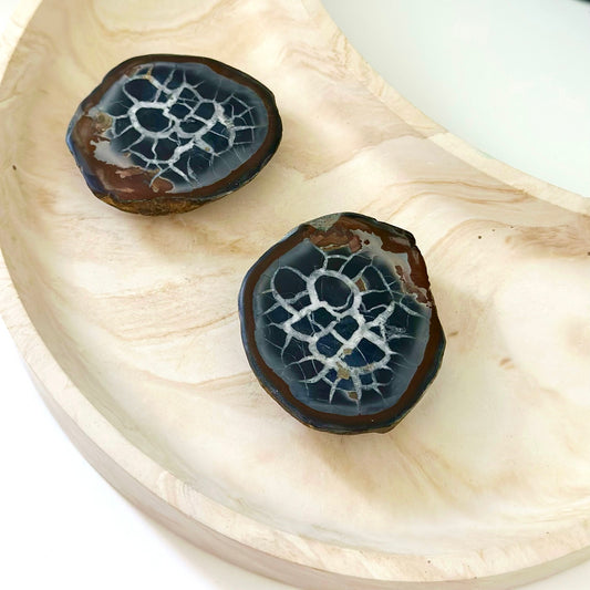 Septarian Geode Pair