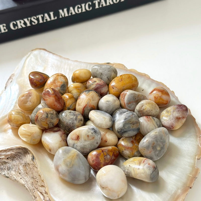 Crazy Lace Agate Tumbled Stone