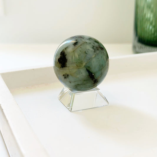 Sphere Stand - Glass Square Size 30mm