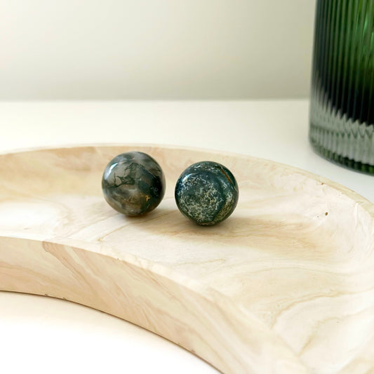 Moss Agate Sphere - Small