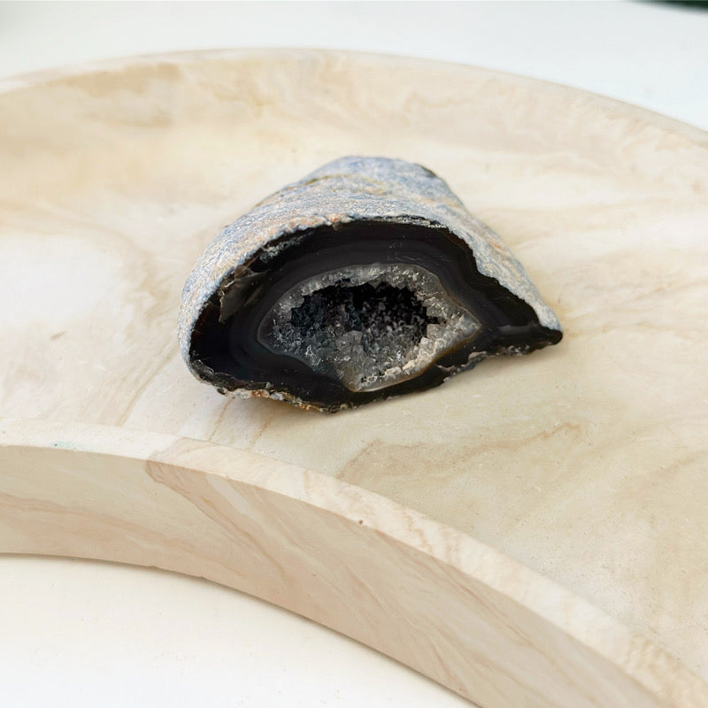 Australian Hand-Mined Natural Druzy Agate Geode