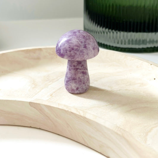 Lepidolite Mushroom