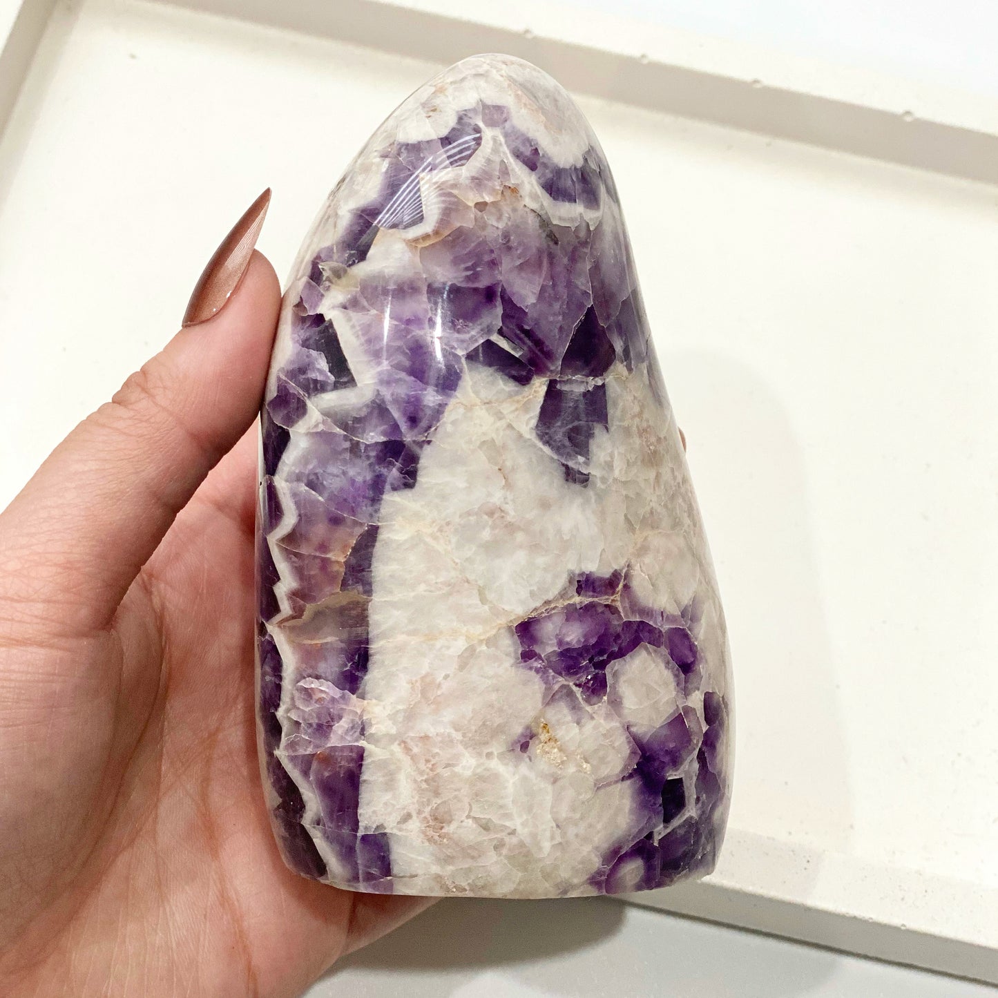 Chevron Amethyst Freeform