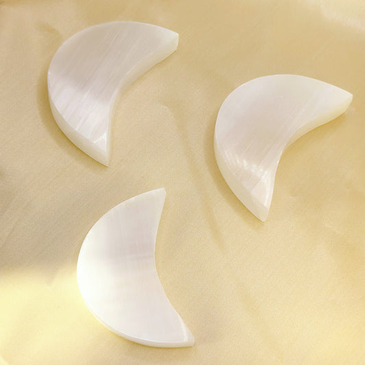 Selenite Moons - Small