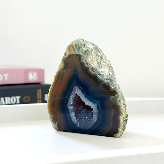 Blue Agate Geode