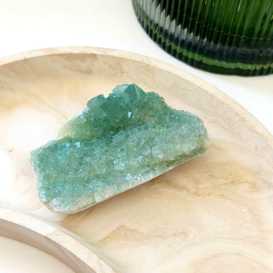 Green Fluorite Cluster