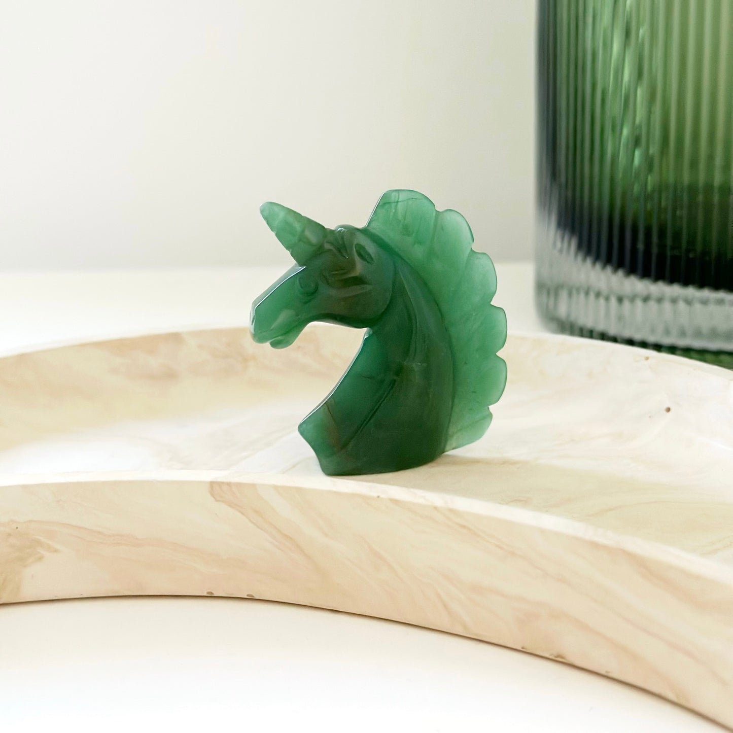 Green Aventurine Unicorn