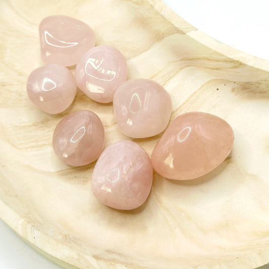 A+ Grade Rose Quartz Tumbled Stone