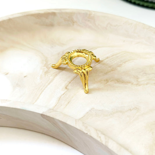 Sphere Stand - Metal Gold Size 18mm